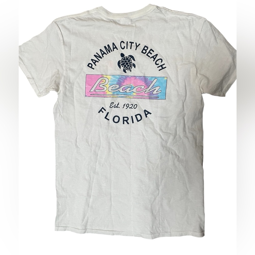 Adult Panama City Beach Florida Short Sleeve Souvenir Tee Shirt, M